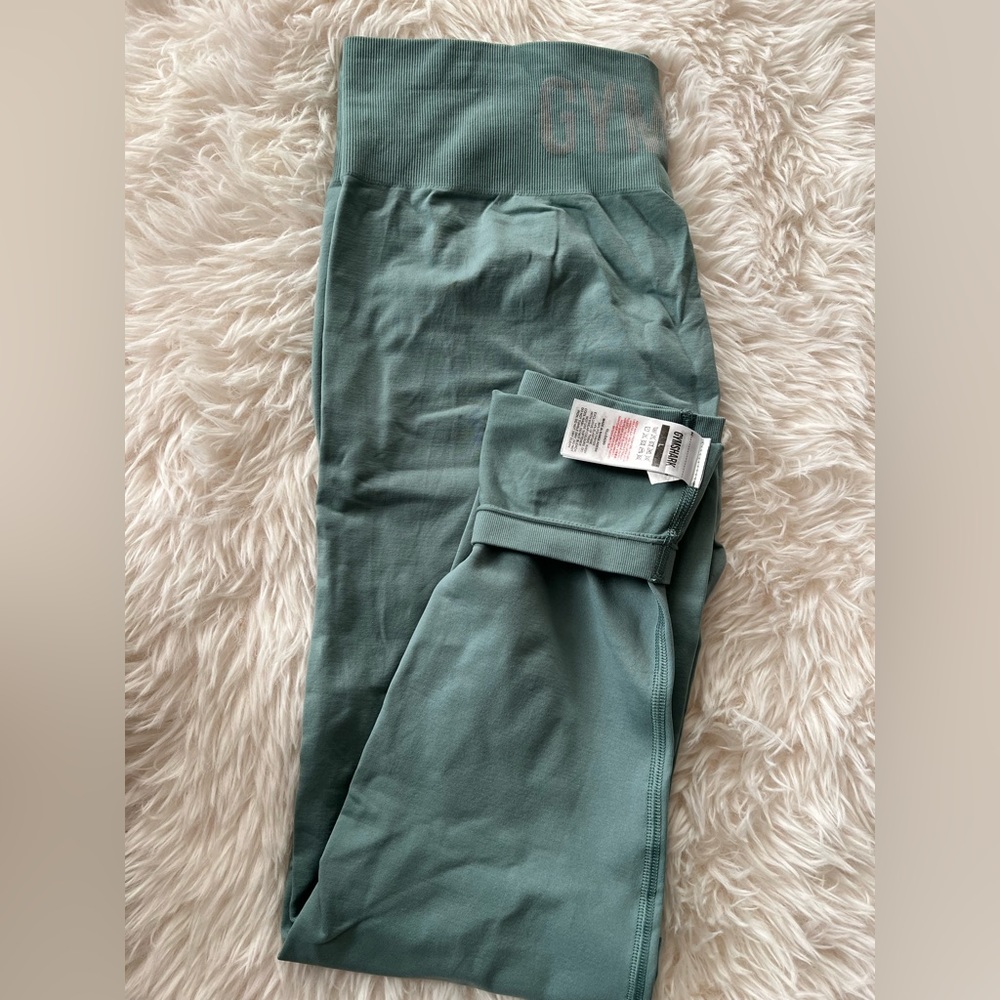 Teal flex leggings